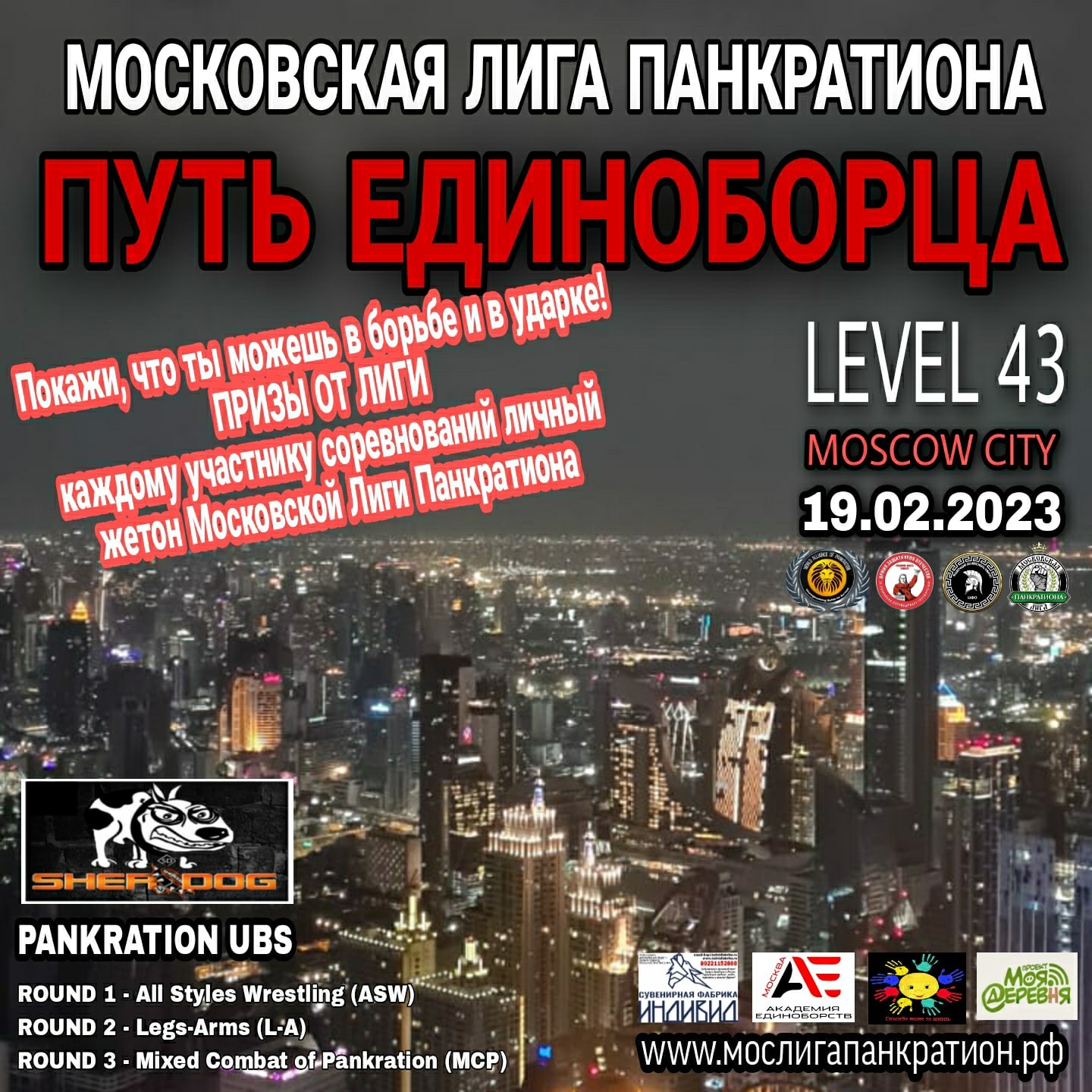 Афиша турнира LEVEL 43